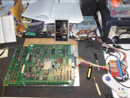 Hyper Sports game PCB