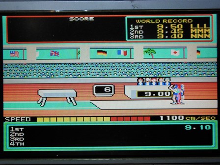 Hyper Sports graphics fault