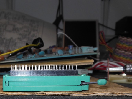 DIL socket bump trimming