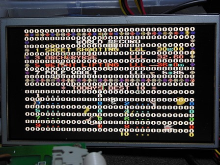 Hyper Sports graphics fault