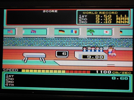 Hyper Sports graphics corruption