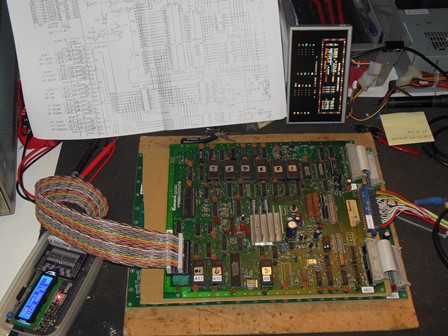 Hyper Sports game PCB with sound CPU Arduino ICT