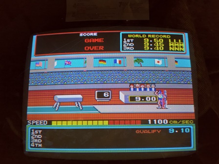 Hyper Sports, graphics issue