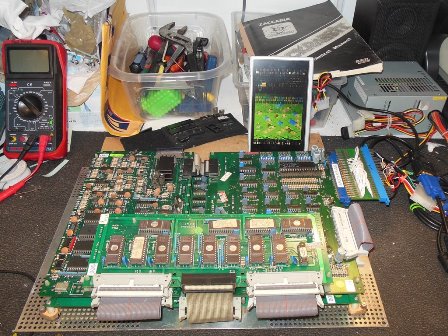 Zaccaria Jackrabbit PCB on the bench