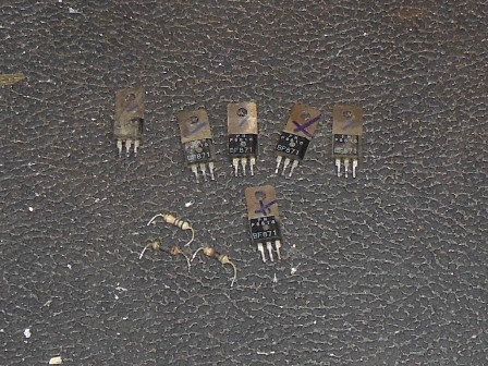 Neck transistors