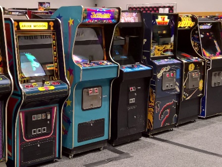 Zaccaria games at the Northwest Pinball and Arcade Show