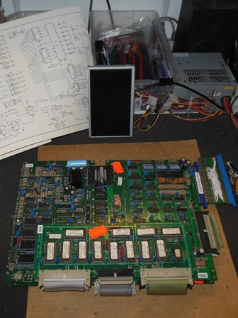 Money Money PCB on the bench