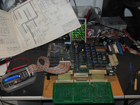 Money Money game PCB with Arduino ICT on the sound 6802
