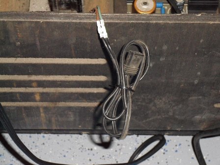 Fan wiring tidied up