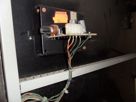 Amplifier wiring tidied up