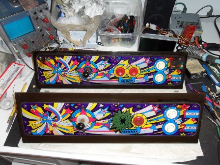 1 and 2 button control panels side-by-side