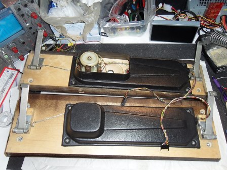 1 and 2 button control panels back to back