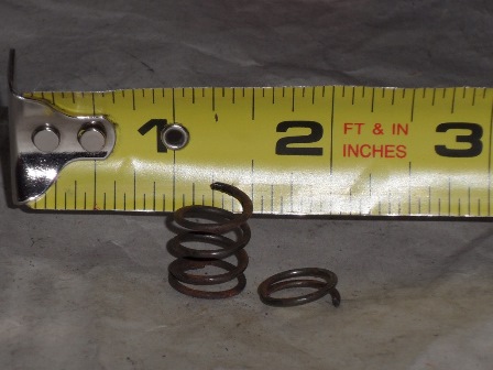 Chrome stick spring, vertical size