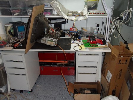 Monitor on the bench