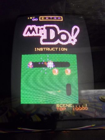 Mr. Do! monitor working