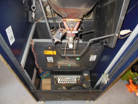 Game PCB mounting plate and power supply