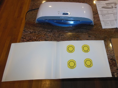 Printed collars, pre-lamination