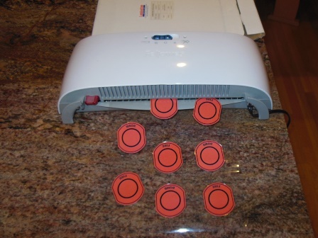 Fire button collar repro, lamination