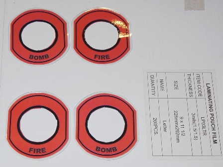 Fire button collar repro, cut out