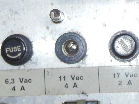 Fuse holders, front