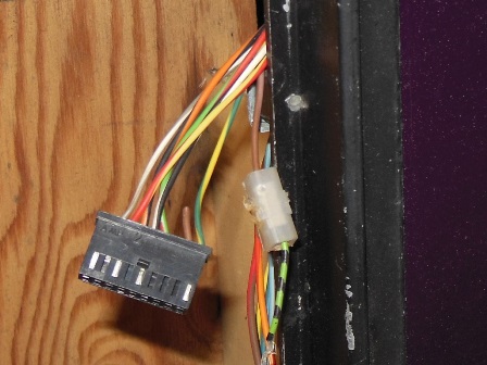 Control panel connector