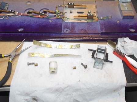 2-way joystick, disassembled