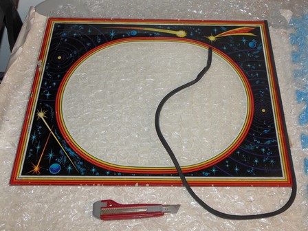 Monitor glass edging