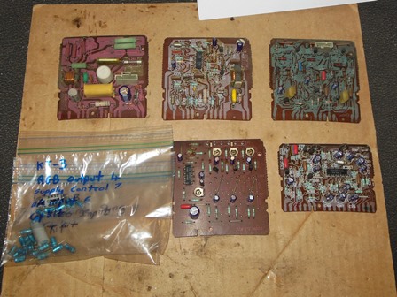 KT-3 daughter PCBs, cap kitted