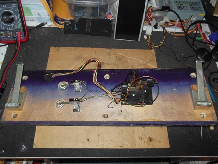 Zaccaria Puck Man control panel, back