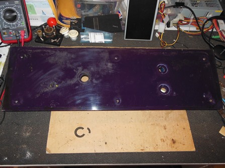 Control panel, cleaned