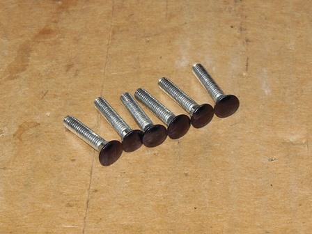 Replacement control panel bolts, coloured