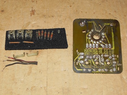 KT-3 neck PCB, stripped
