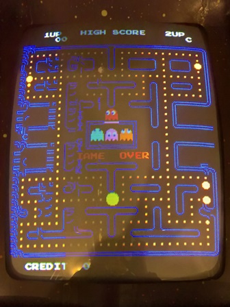 Puck Man game PCB fault