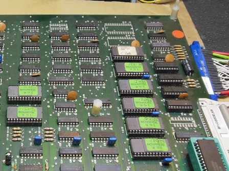 Scorpion main PCB EPROMS