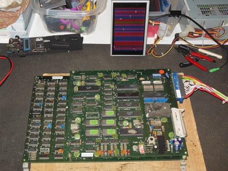 Zaccaria/IGR Scorpion PCB on the bench