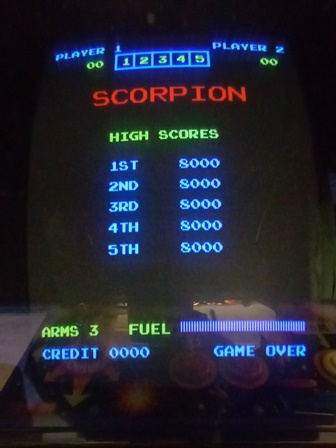 Zaccaria/IGR Scorpion - score