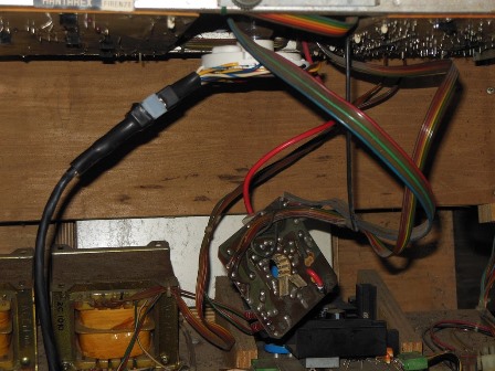 BK467 connected to the CRT