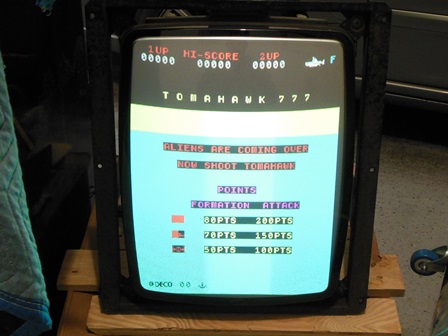 Bench CRT adjusted picture