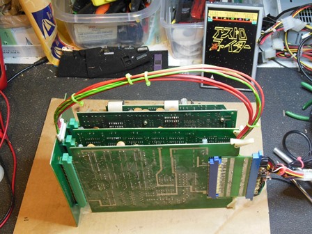 Astro Fighter open PCB test