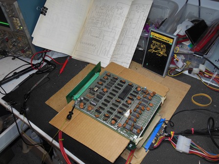 Astro Fighter on the bench