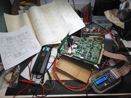 Tomahawk 777 ROM PCB testing