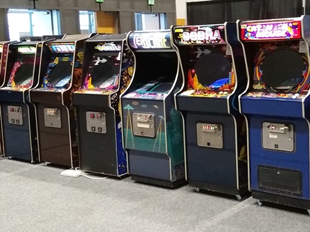 Zaccaria games at the Northwest Pinball and Arcade Show