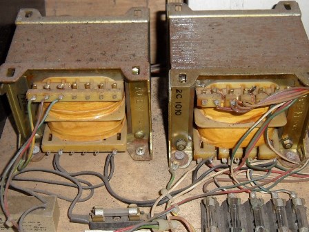 Zaccaria Sea Scare, 220V transformer taps