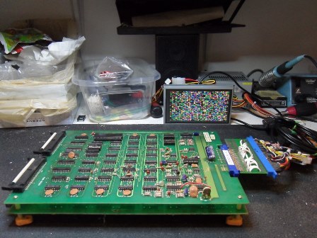 None working Phoenix game PCB