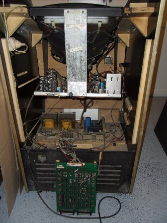 Phoenix game PCB back in the cab