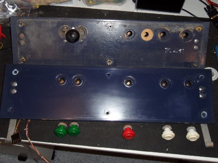 Replacement control panel cleaned