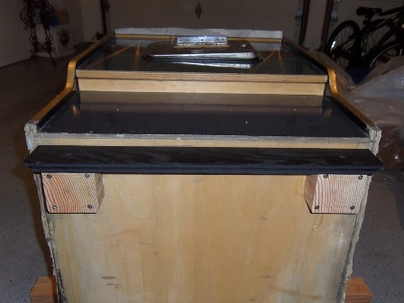 Front foot blocks and front side rails