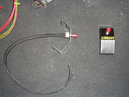 Credit button & bracket