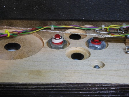 Button held in place