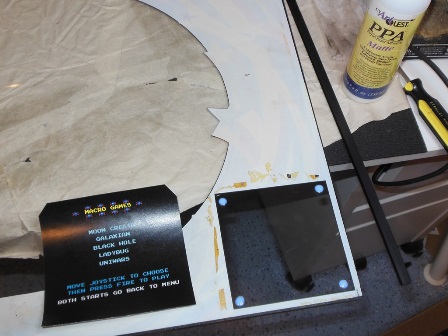 Instruction sheet gluing